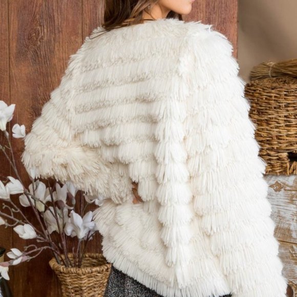 3 colors CHIC SHAG JACKET - Picture 15 of 16